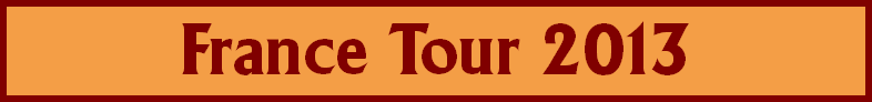 France tour 2013